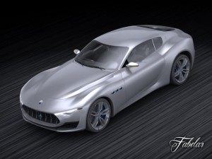 maserati alfieri 3D Модель