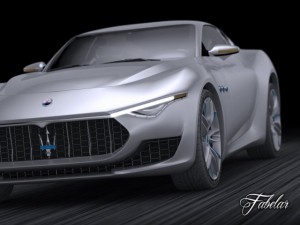 maserati alfieri 3D Модель