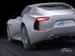maserati alfieri 3D Model