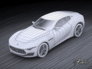 maserati alfieri 3D Модель