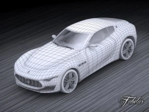 maserati alfieri 3D Model