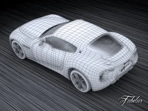 maserati alfieri 3D Model