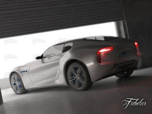 maserati alfieri garage 3D Модель