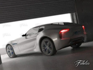 maserati alfieri garage 3D Model