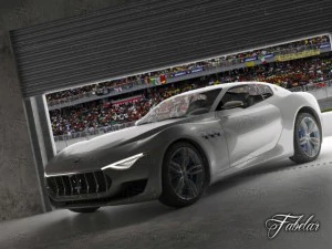 maserati alfieri garage 3D Model