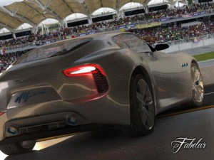 maserati alfieri garage 3D Модель