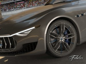 maserati alfieri garage 3D Модель
