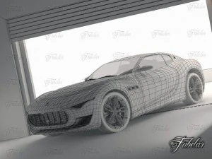 maserati alfieri garage 3D Model