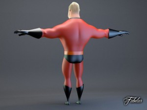 mr incredible printable 3Dモデル