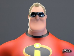 mr incredible printable 3Dモデル