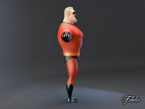 mr incredible printable 3Dモデル