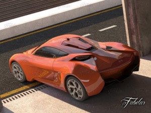 hyunday passocorto garage 3D मॉडल