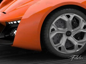 hyunday passocorto garage 3D Model