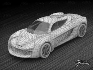 hyunday passocorto garage 3D मॉडल