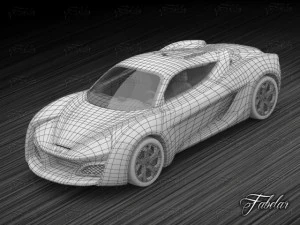 hyunday passocorto garage 3D Model