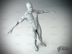 male body vray Modelo 3D