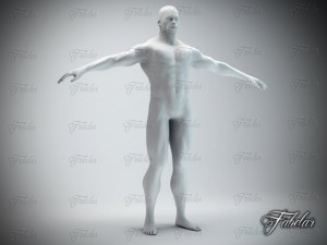 male body std mat printable 3D Принт Модель