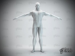 male body std mat printable 3D Принт Модель
