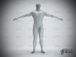 male body std mat printable 3D Print Model