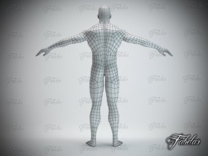 male body std mat printable 3D Принт Модель