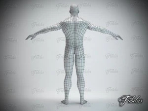 male body std mat printable 3D Print Model