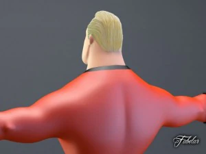 mr incredible rigged 3D Model