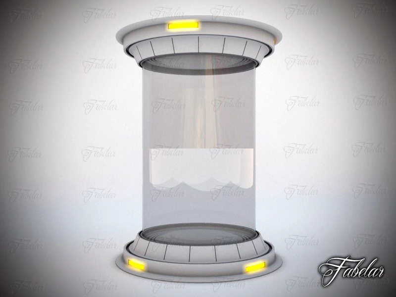containment cell 3D Model .c4d .max .obj .3ds .fbx .stl .blend 