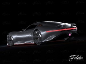 mercedes vision gt Model 3D