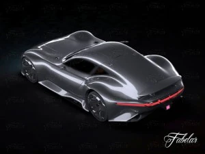 mercedes vision gt 3D Model