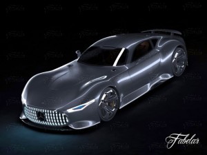 mercedes vision gt Model 3D