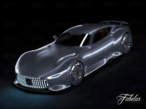 mercedes vision gt 3D Model