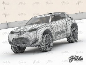 renault kwid 3D Model