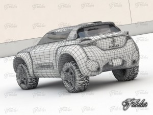 renault kwid 3D Model