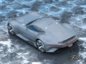 mercedes vision gt environment Modello 3D