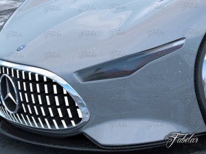 mercedes vision gt environment Modello 3D