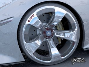 mercedes vision gt environment Modello 3D