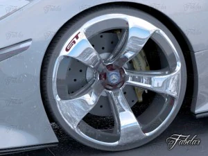 mercedes vision gt environment 3D Model
