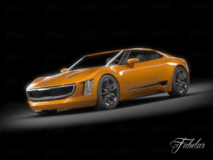 kia gt4 concept Modelo 3D