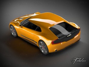 kia gt4 concept Modelo 3D