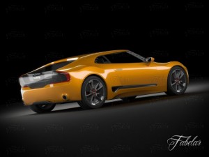 kia gt4 concept Modelo 3D