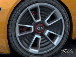 kia gt4 concept Modelo 3D