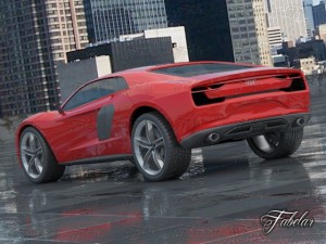 audi nanuk environment 3D Модель