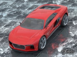 audi nanuk environment 3D Модель