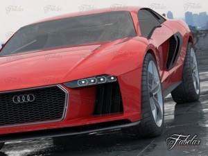 audi nanuk environment 3D Модель