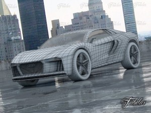 audi nanuk environment 3D Модель