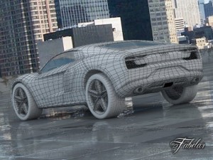 audi nanuk environment 3D Модель
