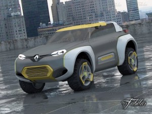 renault kwid environment 3D Model