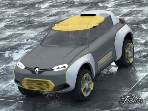 renault kwid environment 3D Model