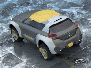 renault kwid environment 3D Model