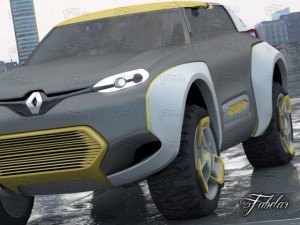 renault kwid environment 3D Model